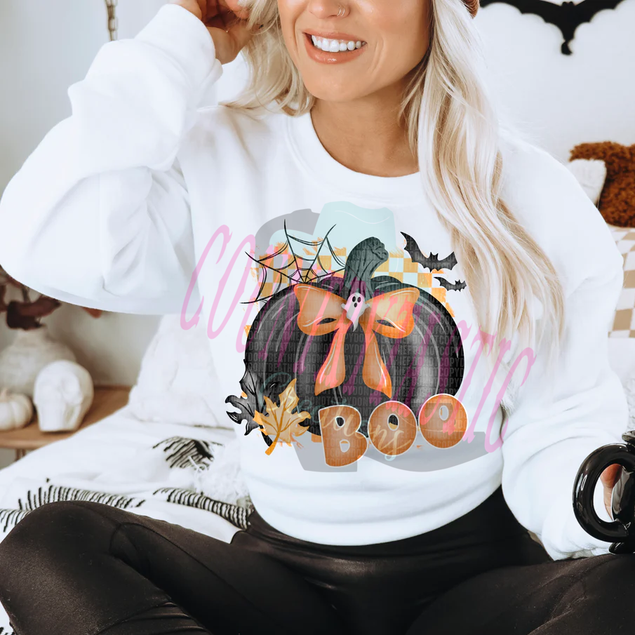 X―girl 2019―2020 FALL/WINTER SPECIAL BOO Boo - Blck Orange Pumpkin – Countrytastic Creations