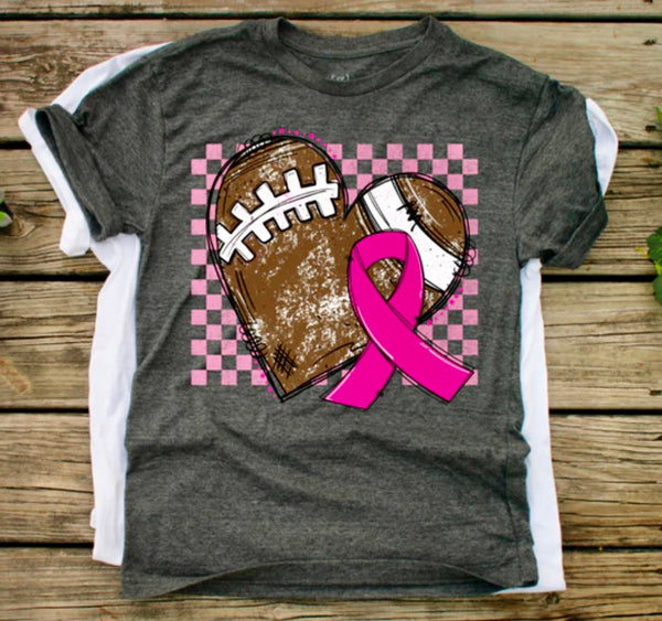 Breast Cancer - Football Heart