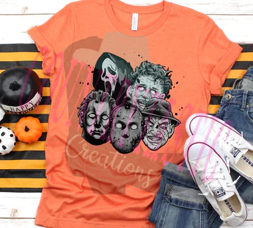 Halloween Face Collage Greyscale