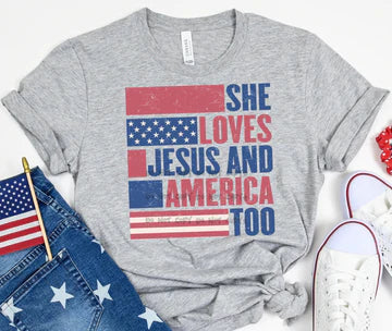 She Loves Jesus and America Too