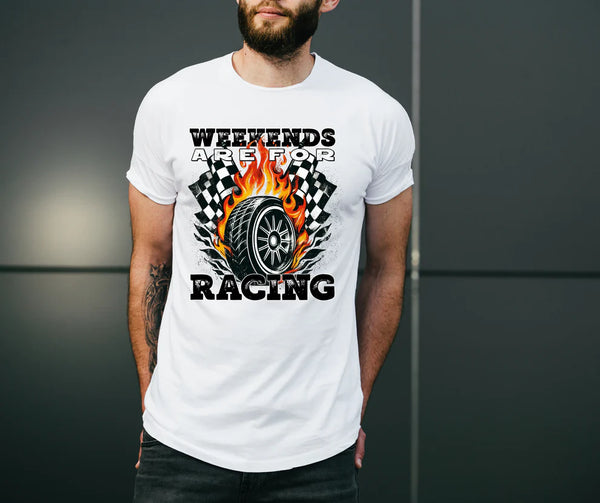 Weekends are for Racing - Checkered Flag