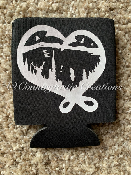 Nature Heart Koozie