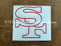 SF 49ers Decal