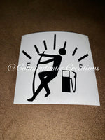 Gas Needle Male Decal