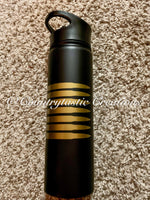 Gold Bullet Flag Tumbler