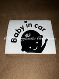 Baby in Car Decal