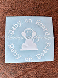 Baby on Board - Monkey- Decal