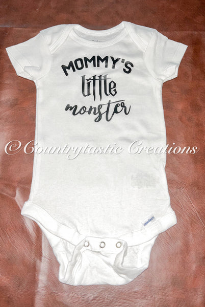 Baby - Mommy’s Little Monster Onesie