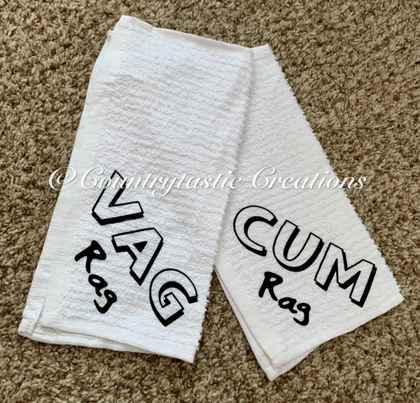 Personalized Cum Rag, After Sex Towel, Clean Up Towel