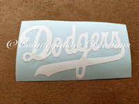 Dodgers Baseball Decal