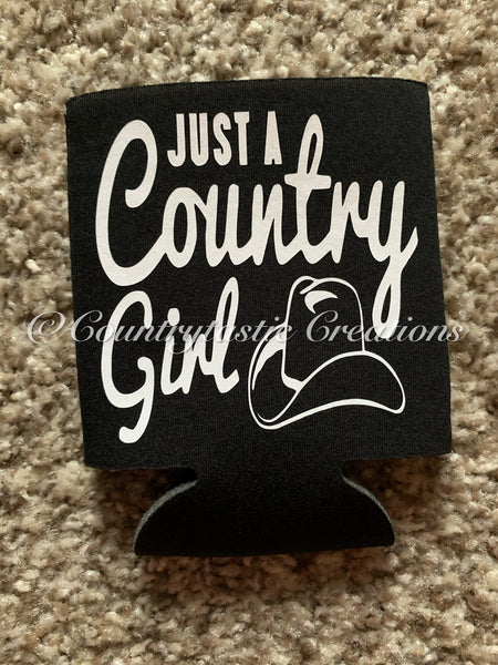 Just A Country Girl Koozie