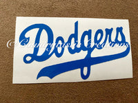 Dodgers Baseball Decal