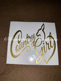 Country Girl Doe Decal