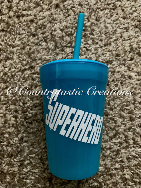 Superhero Cold Color Change Kids Cup