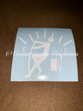Gas Needle Male Decal